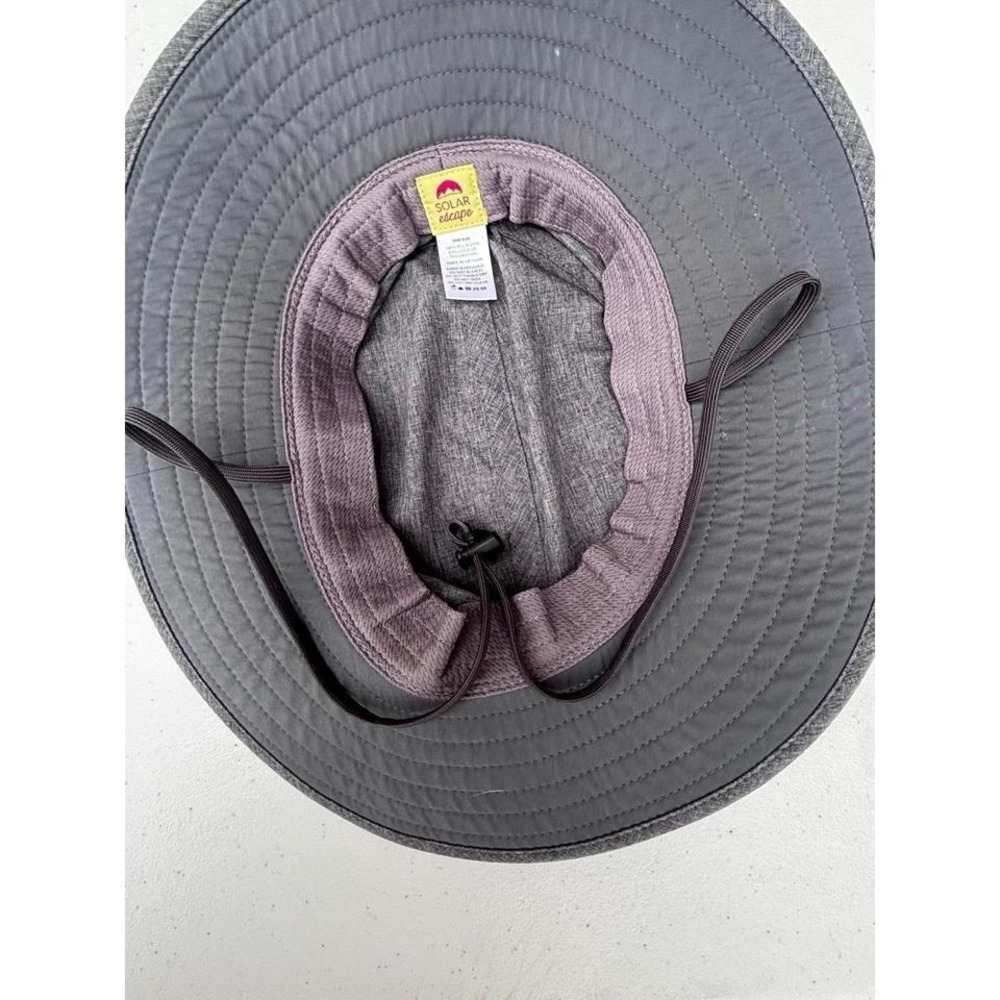Solar Escape UV Explorer Boonie Hat heathered gray outdoor hat OS - Picture 4 of 7